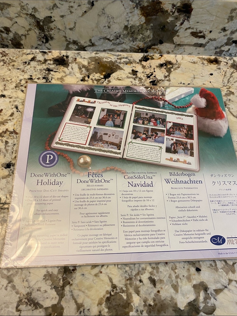 Creative Memories Christmas Photo Pages one and done set
